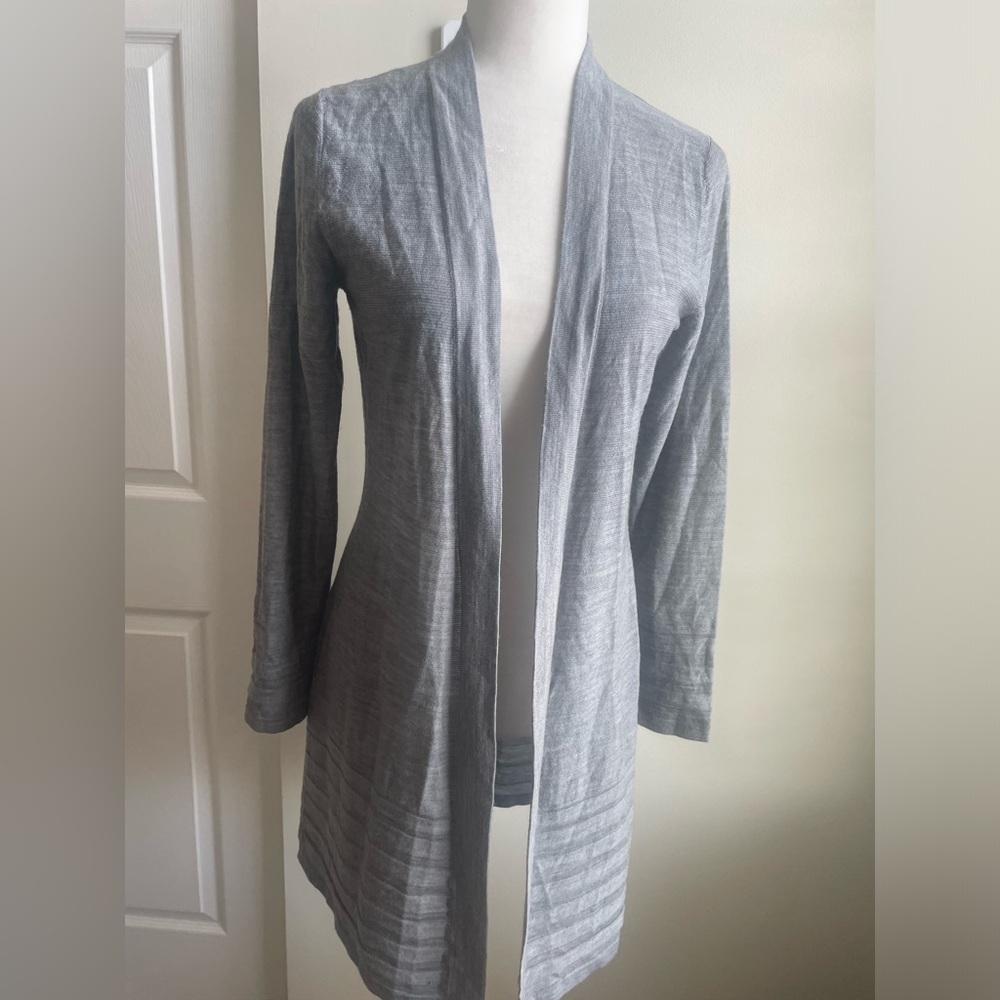 Merino Wool Long Cardigan